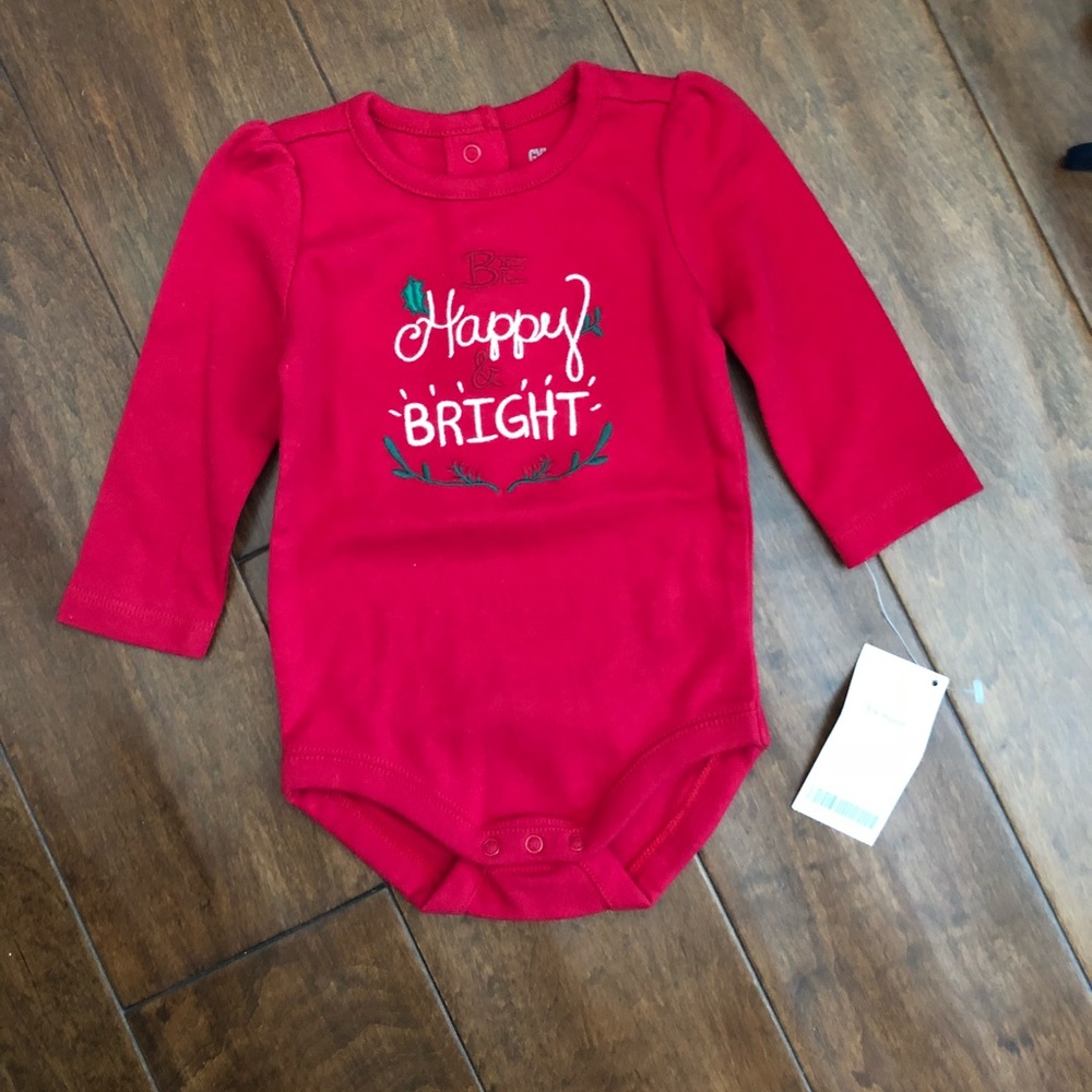 Gymboree Holiday Onesie Size 3-6 months